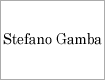 STEFANO GAMBA(ステファノガンバ)