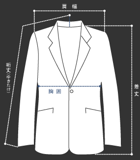 ジャケット・ブルゾンの場合