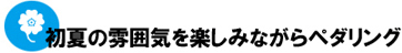 初夏の雰囲気を楽しみながらペダリング