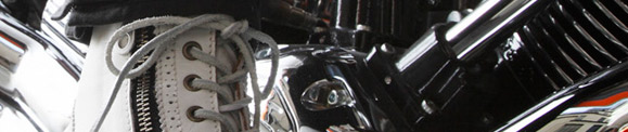 TOKYO Wheels/MaxFritz 白レザーブーツ